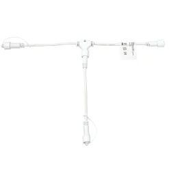 Connecteur En T Pour Système Professionnel LED, Blanc-DecoWoerner Sale