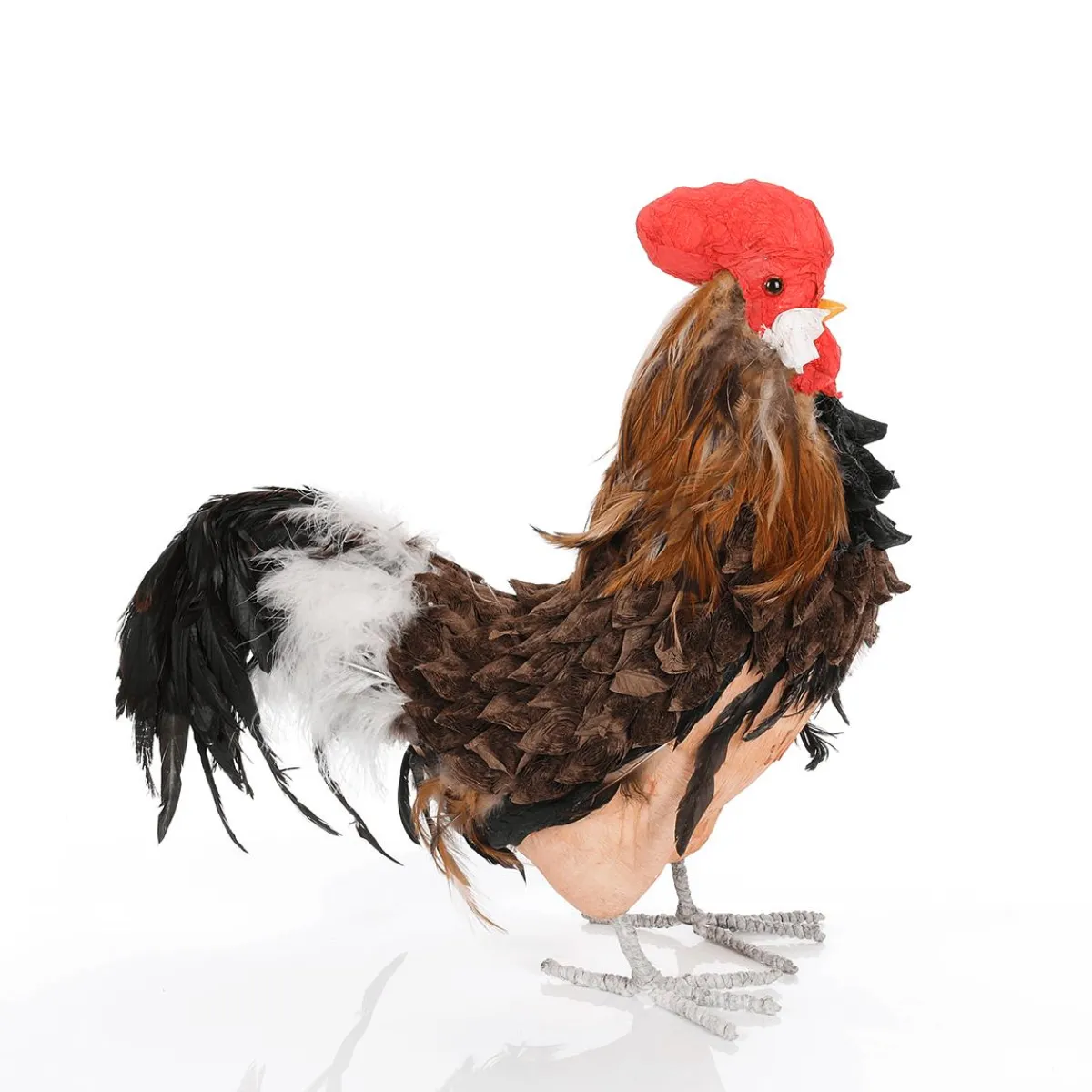 Coq Décoratif Figure 50 Cm Brun-DecoWoerner Best