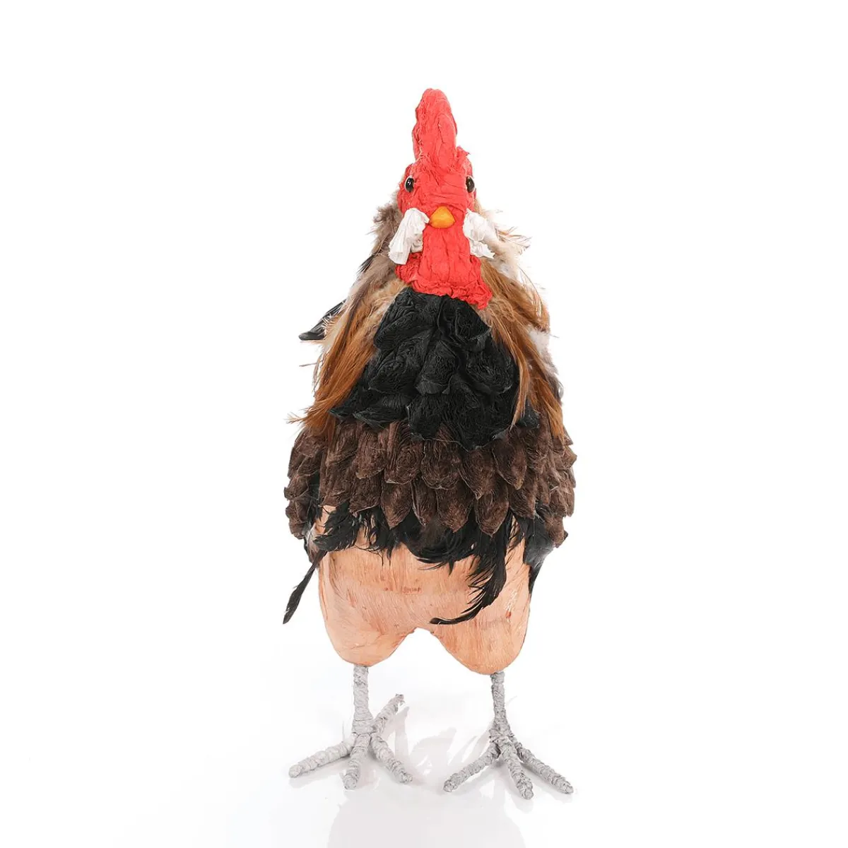 Coq Décoratif Figure 50 Cm Brun-DecoWoerner Best
