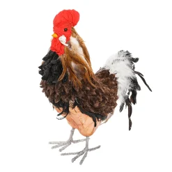 Coq Décoratif Figure 50 Cm Brun-DecoWoerner Best