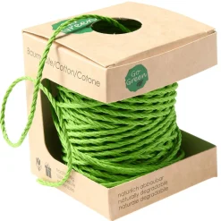 Cordon De Coton Respectueux De L'environnement En Matériau Dégradable 3 Mm 30 M Pomme Verde-DecoWoerner Discount