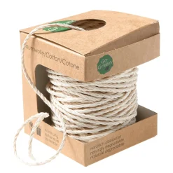 Cordon De Coton Respectueux De L'environnement En Matériau Dégradable 3 Mm 30 M Crème-DecoWoerner Clearance