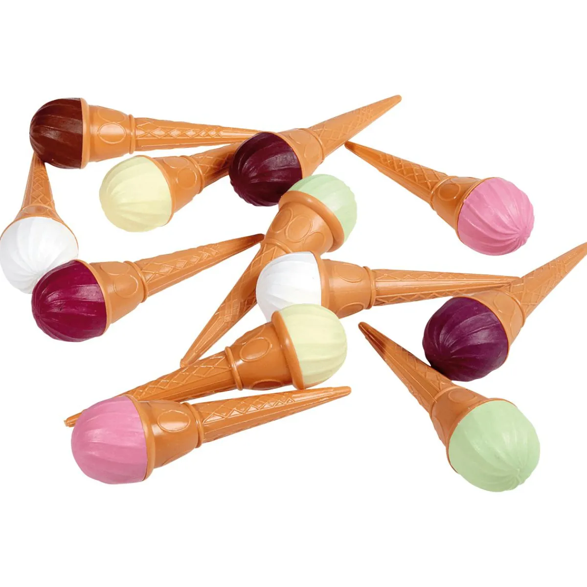 Cornet De Glace Aliment Factice, 12 Pces-DecoWoerner Online