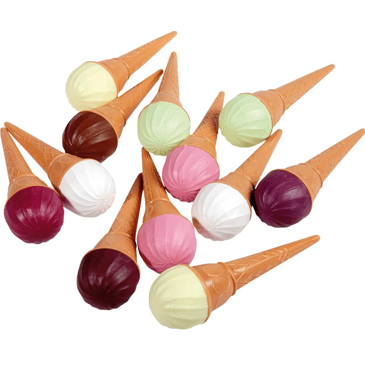 Cornet De Glace Aliment Factice, 12 Pces-DecoWoerner Online
