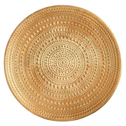 Coupe Décorative En Bois Laqué Or Ø 49 Cm Avec Décorations-DecoWoerner Sale