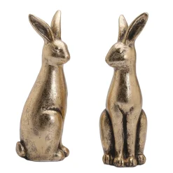 Couple De Lapins De Pâques Dé En Céramique 2 Pièces-DecoWoerner Clearance