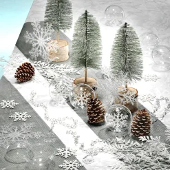 Cristaux De Glace Ø 21 Cm 3 Pces Plastique-DecoWoerner New
