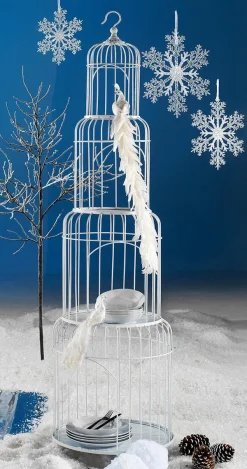 Cristaux De Glace Ø 21 Cm 3 Pces Plastique-DecoWoerner New