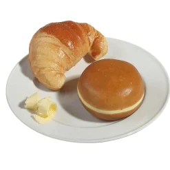 Croissant Alimentaire Factice, 3 Pièces-DecoWoerner Clearance