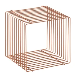 Cube En Treillis 40 X 40 Cm Cuivre-DecoWoerner