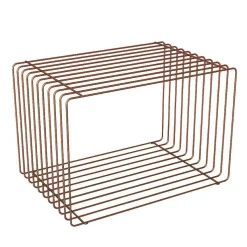 Cube En Treillis 60 X 40 Cm Cuivre-DecoWoerner Hot