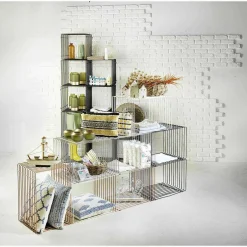 Cube En Treillis 60 X 40 Cm Cuivre-DecoWoerner Hot
