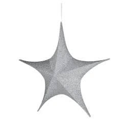 Déco étoile Pliante Glitter Avec Fermeture éclair, 40 Cm-DecoWoerner Best