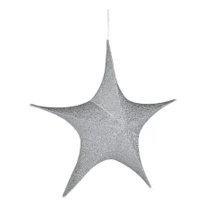 Déco étoile Pliante Glitter Avec Fermeture éclair, 40 Cm-DecoWoerner Best