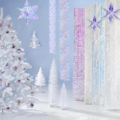 Décoration étoile Pliante En Plastique Irisé-DecoWoerner Online