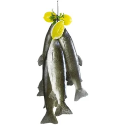 Enfilade De Truites Aliment Factice 35 Cm-DecoWoerner