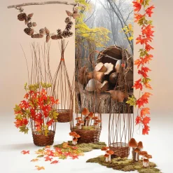 Ensemble De Paniers En Osier 4pcs.-DecoWoerner Online