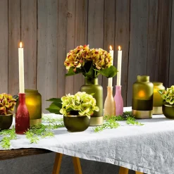 Ensemble De Vases En Verre De 18 Cm De Haut, 4 Pcs.,-DecoWoerner Best
