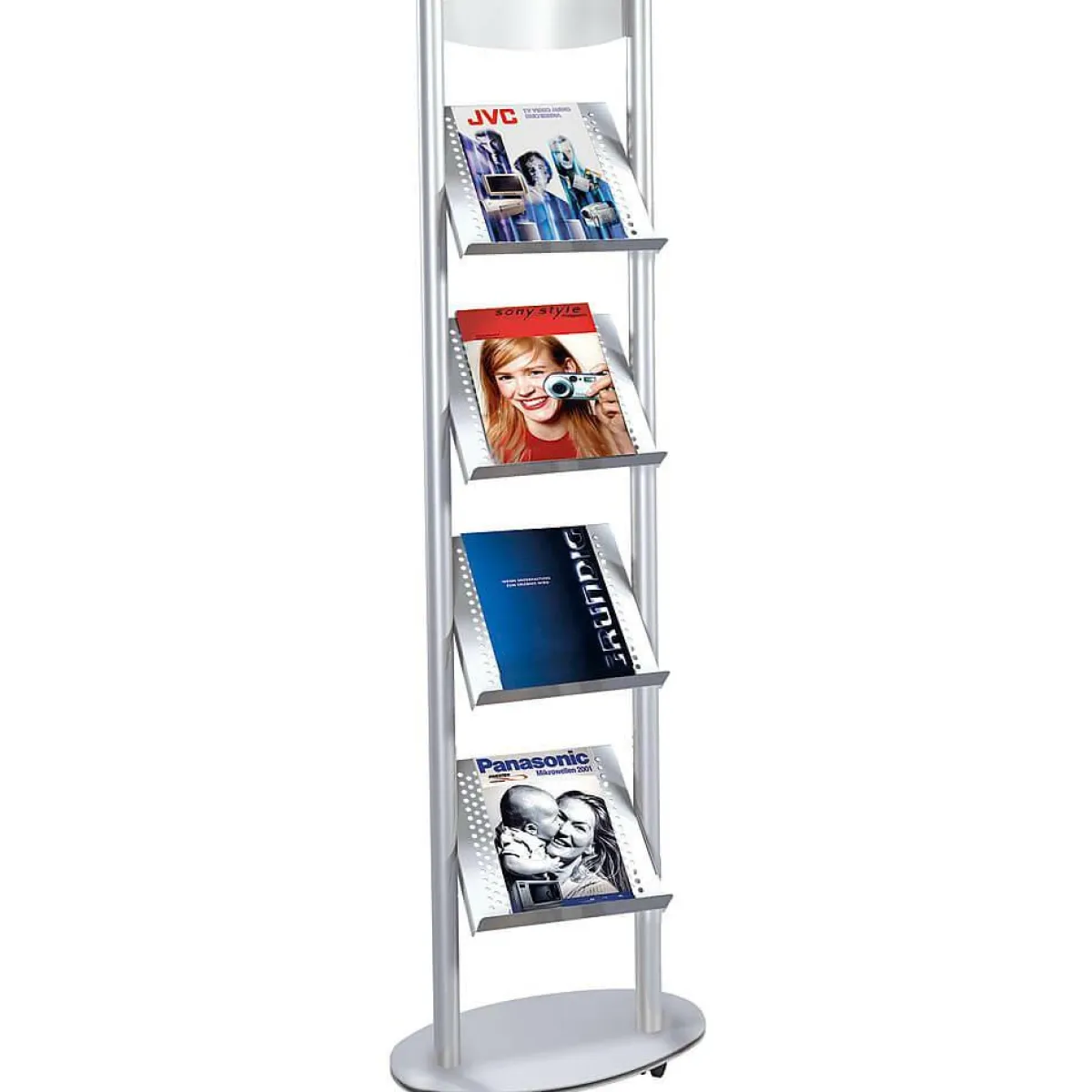 Etagère à Prospectus "Design Alu", 4 X A4-DecoWoerner Sale