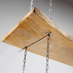 Etagère Suspendue Avec Chaîne 3 Pcs., 100 Cm De Large-DecoWoerner Clearance