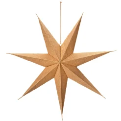 Etoile Pliante Recouverte De Jute 45 Cm Brun-DecoWoerner Best