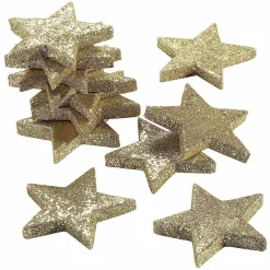 Etoiles à Paillettes Dées, 12 Pces-DecoWoerner New