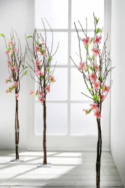 Fagot De Branches Déco Avec Fleurs 115 Cm-DecoWoerner Sale