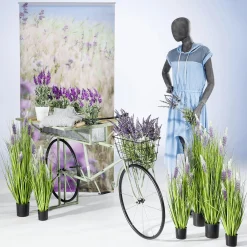 Fagot D'herbe De Lavande Décoratif 55 X 25 Cm (hxl)-DecoWoerner New