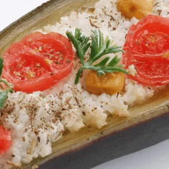 Fausse Aubergine Farcie Coupée En Deux Alimentaire 15 Cm-DecoWoerner Outlet