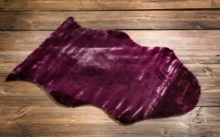 Fausse Fourrure 60 X 40 Cm Aubergines-DecoWoerner Best