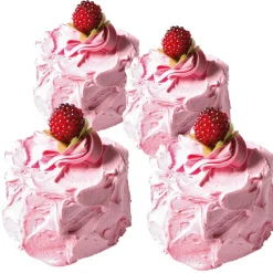 Fausses Tartelettes Aux Framboises, Paquet De 4 Pièces-DecoWoerner Online
