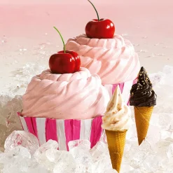 Faux Cupcake Aux Cerises 20 Cm-DecoWoerner Sale