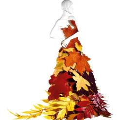 Feuilles D'automne Déco 50 Cm, 4 Pces-DecoWoerner Best