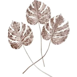 Feuilles De Monstera Artificielle Rosé 70 Cm 3 Pces-DecoWoerner Discount