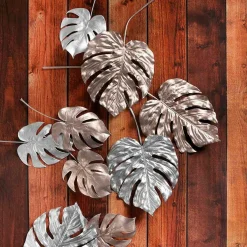 Feuilles De Monstera Artificielle Rosé 70 Cm 3 Pces-DecoWoerner Discount