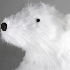 Figure Animale Grandeur Nature D'un Ours Polaire, Haut. 190 Cm-DecoWoerner New