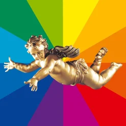 Figurine D'ange Baroque Volant, 120 Cm, Couleur Au Choix-DecoWoerner Online