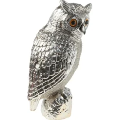 Figurine Déco Chouette 43 Cm Champagne-DecoWoerner