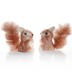 Figurine Décorative écureuil, Set De 2, Hauteur 11 Cm-DecoWoerner Online