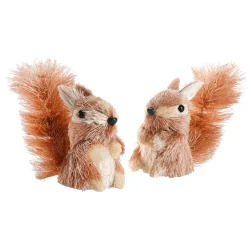 Figurine Décorative écureuil, Set De 2, Hauteur 11 Cm-DecoWoerner Online