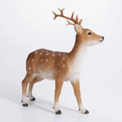 Figurine Décorative De Cerf En Polyrésine 23 X 20 X 6 Cm (H X L X P)-DecoWoerner Discount