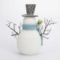 Figurine De Décoration Bonhomme De Neige 22 Cm-DecoWoerner Outlet