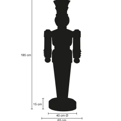 Figurine De Soldat 185 Cm, Or-brun, Entièrement Plastique-DecoWoerner Best