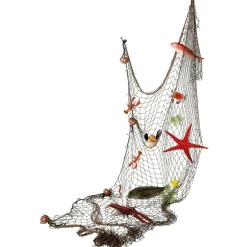 Filet De Pêche Maritime Avec Animaux Marins-DecoWoerner Sale