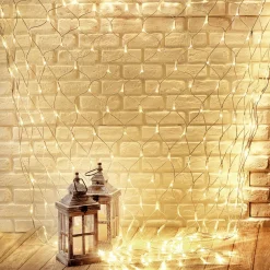 Filet Lumineux Professionnel à LED Système IP67, 300 LED, 200 X 200 Cm, Sans Cable-DecoWoerner New