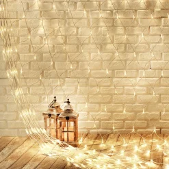 Filet Lumineux Professionnel à LED Système IP67, 500 LED, 300 X 300 Cm, Sans Cable-DecoWoerner Discount