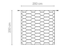 Filet Lumineux Professionnel à LED Système IP20, 300 LED, 300 X 300 Cm, Sans Cable-DecoWoerner Hot