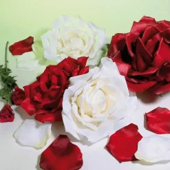 Fleur De Rose XL Artificielle, Ø 40 cm,-DecoWoerner New