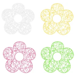 Fleur 2D En Fibre Tressée 60 Cm-DecoWoerner Clearance