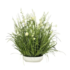 Fleurs Artificielles De Prairie hes Dans Une Coupe he 58 Cm-DecoWoerner Discount